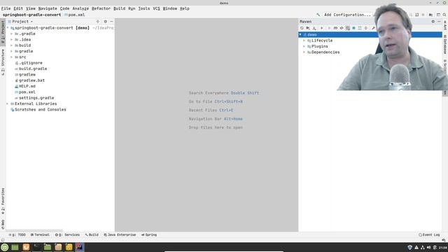 Spring Boot Convert Gradle project to Maven project смотреть онлайн