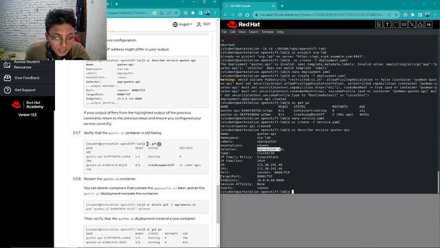 Exam 8.5 Lab: Container Orchestration with Kubernetes and OpenShift смотреть онлайн