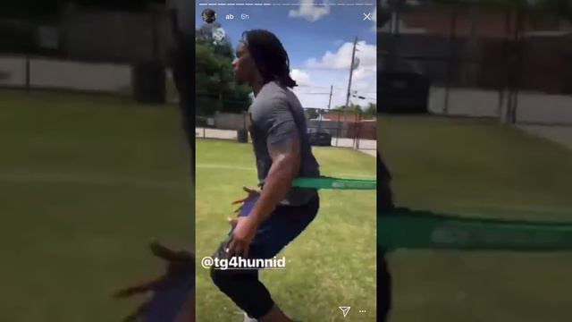 Antonio Brown workout with Todd Gurley смотреть онлайн