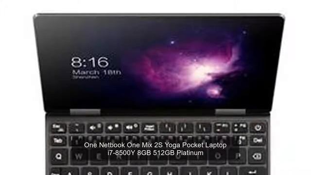 One Netbook One Mix 2S Yoga Pocket Laptop i7-8500Y 8GB 512GB Platinum смотреть онлайн