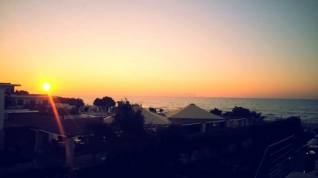 Закат в Греции, остров Крит ( Sunset in Greece. island Ctere) смотреть онлайн
