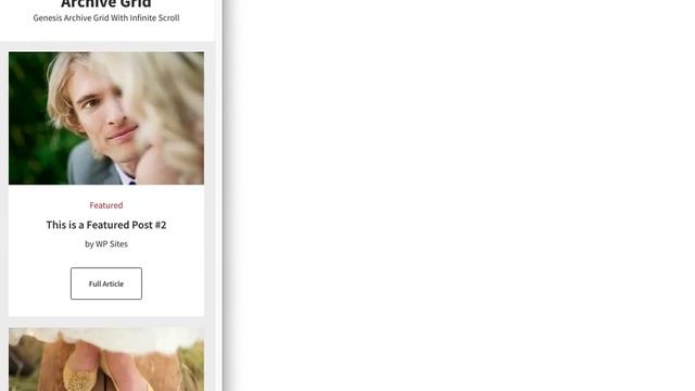 Infinite Scroll Button Click To Load More Posts In Genesis смотреть онлайн
