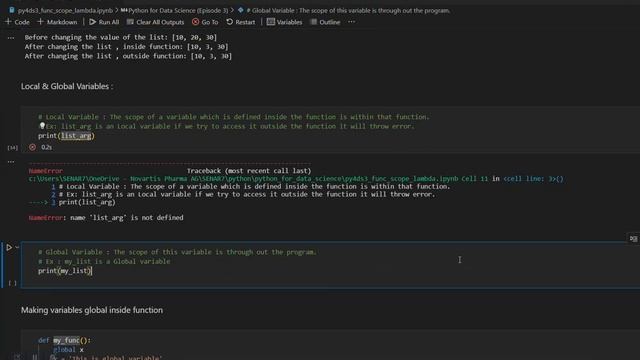 EP3: Python for Data Science : Score of variables ,Lambda, Map & filter functions смотреть онлайн