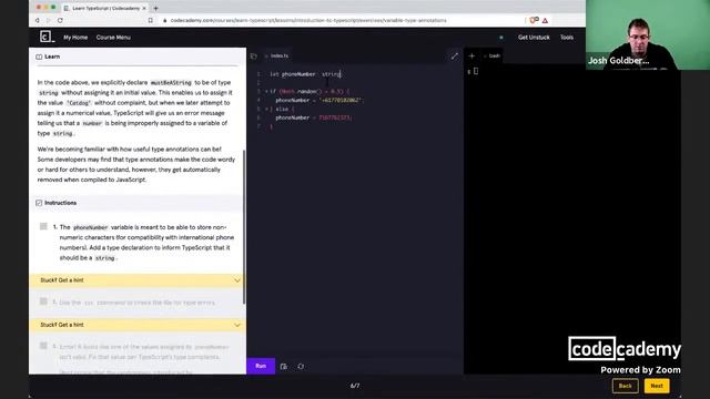Introduction to TypeScript with Josh Goldberg смотреть онлайн