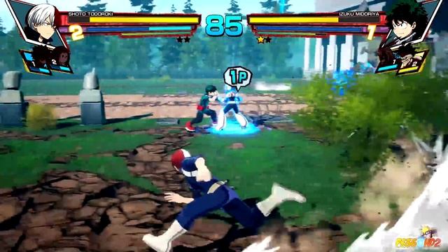 My Hero Academia: One's Justice - Deku vs Todoroki Full Match Gameplay (1080p) смотреть онлайн
