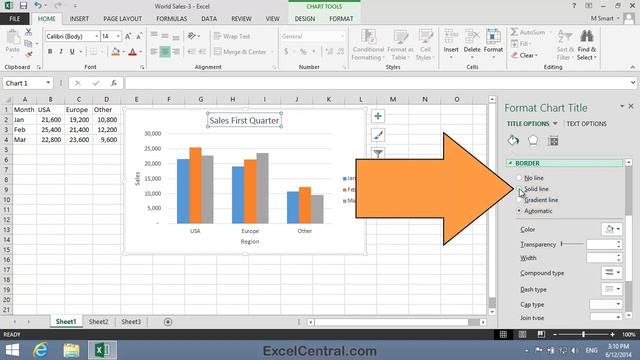 5-7: Manually format an Excel chart element смотреть онлайн