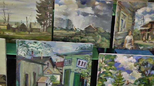 4-ый пленер. Работы на выставке в Пищалье. смотреть онлайн