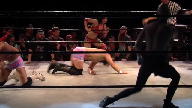 Gigi Dolan & Darby Allin Vs. Peter Avalon & Ray Rosas In An Intergender Tag Team Wrestling Match