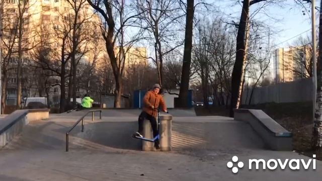 Катаем в скейт парке!Новые трюки! смотреть онлайн