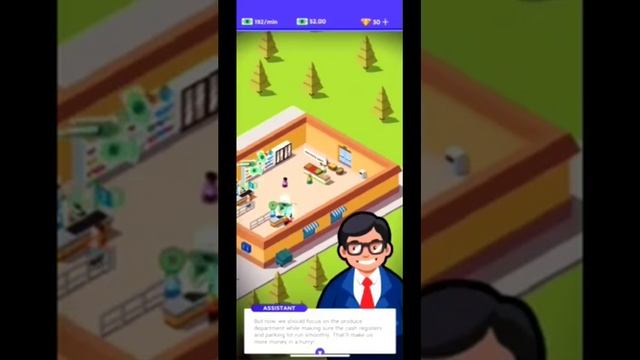 IDLE SUPERMARKET TYCOON-SHOP / STARTING WITH GAME / PRODUCE MARKET / iOS/Android PART 1 смотреть онлайн