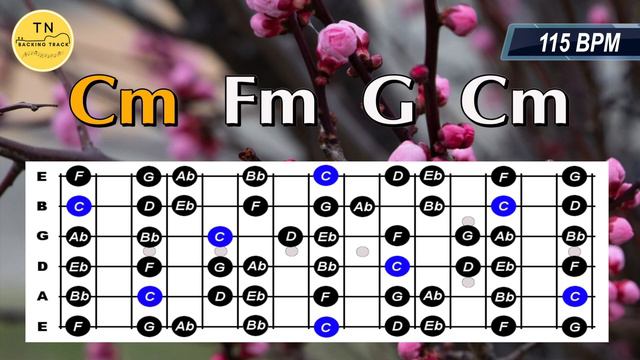 Cm 1-4-5 Guitar Backing Track Disco Cm Fm G - TN Backing Track смотреть онлайн