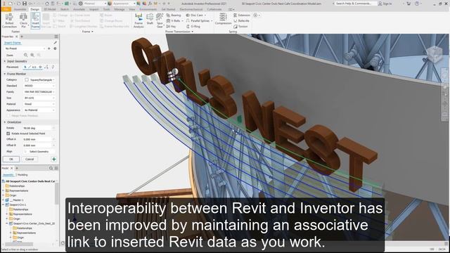 Revit 2021: Revit-to-Inventor Linking