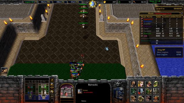 Legion TD Mega 3.5 x10 v3.9f ( Host Pick ) - Warcraft III - Battlenet смотреть онлайн