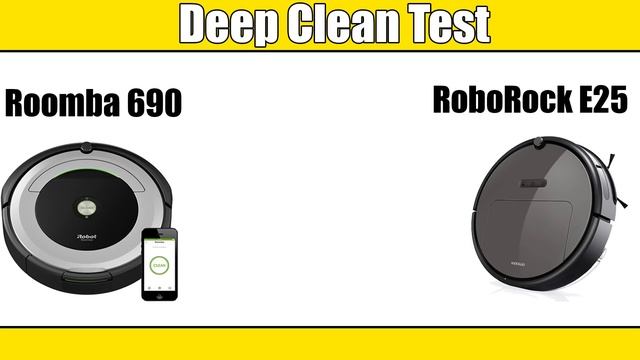 Roomba 690 vs RoboRock E25 - Robot Vacuum Cleaner Competition смотреть онлайн
