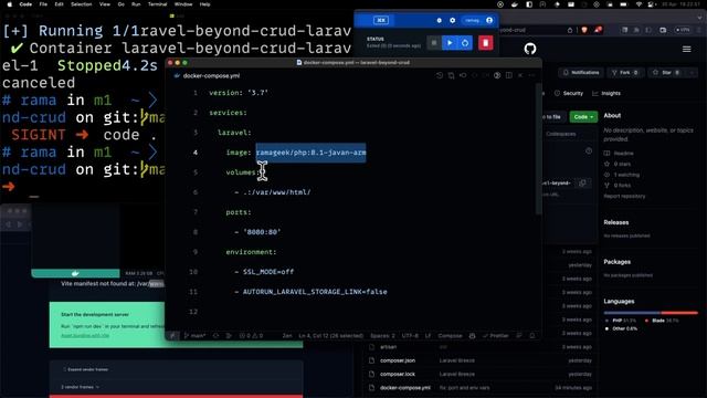 Laravel Docker Compose смотреть онлайн