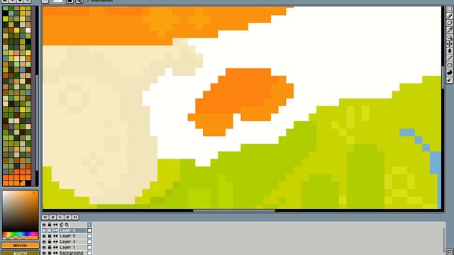 forest whale | aseprite pixel art speed paint смотреть онлайн