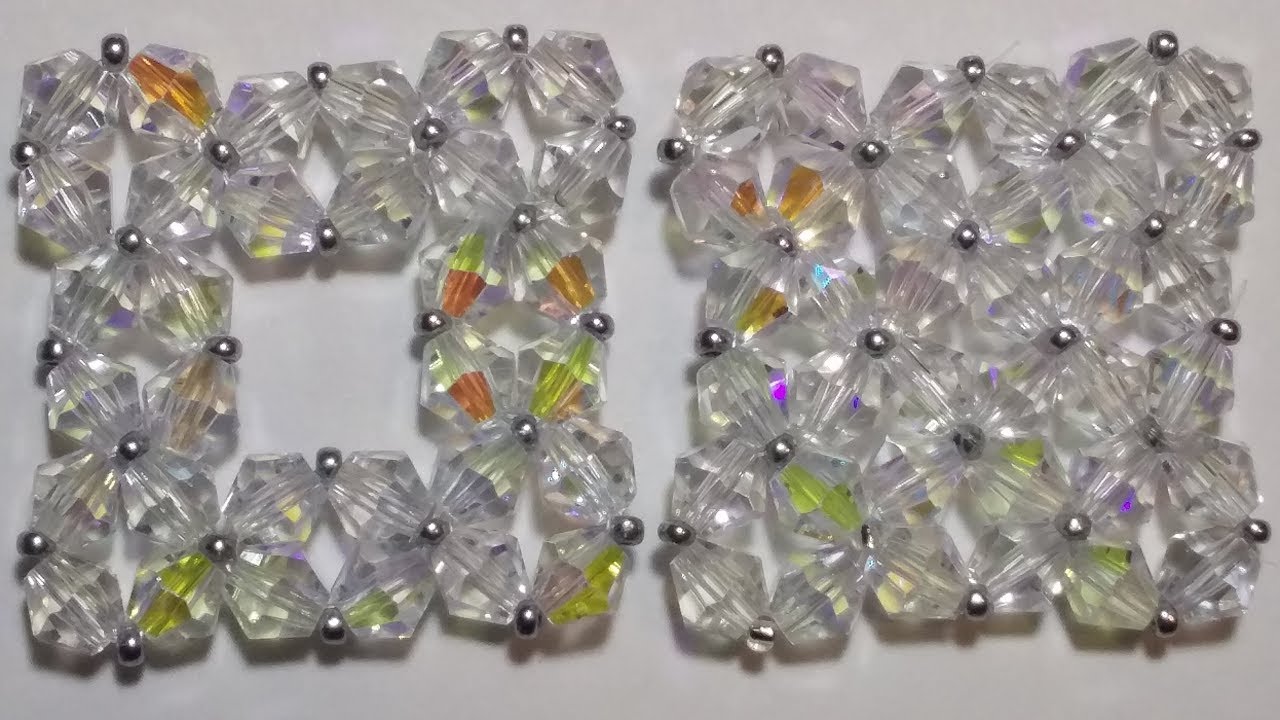 Бисероплетение. Украшение из бисера. 1 часть. Пошаговый МК. Мастер класс. смотреть онлайн