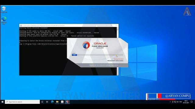 How to install Oracle JDeveloper 12c on Windows 10, install JDeveloper 12C with WebLogic Win 10 смотреть онлайн