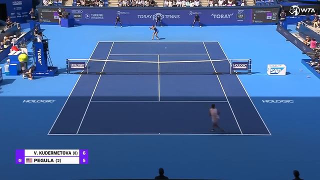 Jessica Pegula Vs. Veronika Kudermetova | 2023 Tokyo Final | WTA Match Highlights