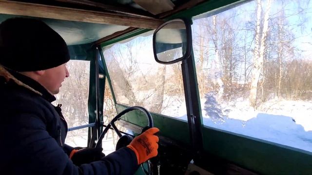 На болотоходе по глубокому снегу смотреть онлайн