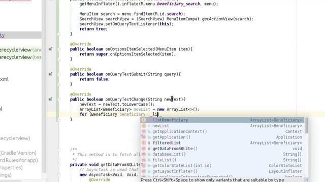 SEARCH FILTER IN ANDROID SQLITE DATABASE AND RECYCLERVIEW смотреть онлайн