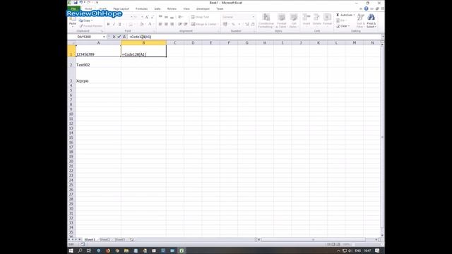 100% สร้างบาร์โค้ด Code128 ใน Excel | How to create barcode Code128 in Excel смотреть онлайн