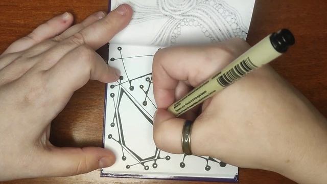 Зентангл Молекулярная паутина смотреть онлайн