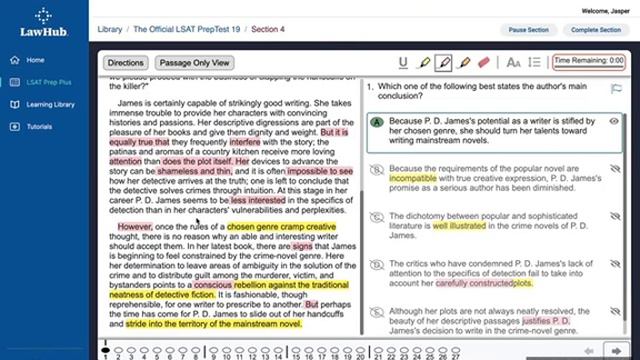 LSAT 19 Reading Comprehension Passage 1 PART 2 of 3 смотреть онлайн
