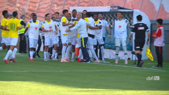 Gabriel Menino faz bela jogada e marca um golaço para a Seleção Brasileira Sub-20 смотреть онлайн