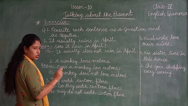 Class 4 | English Grammar | Chapter 10 | Talking about the Present смотреть онлайн