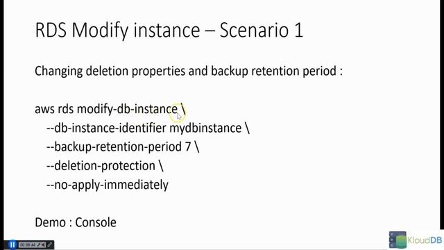 Managing RDS - Part1 смотреть онлайн