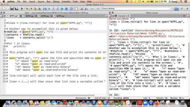 METR1313 - Week 7 - Segment 1: Reading An External File's Contents Into A Python Program смотреть онлайн