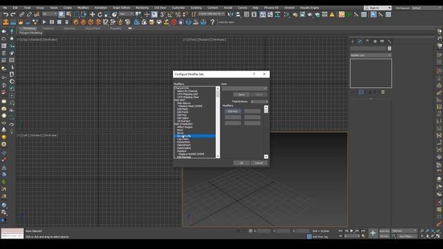 Добавить кнопки модификаторов на панель задач в 3Ds Max смотреть онлайн