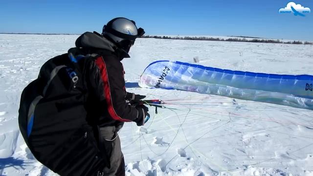 Обратный старт на параплане / Как летать на параплане? / параплан Davinci RHYTHM