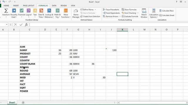 14 Most Important Excel Mathematics formulas in hindi смотреть онлайн