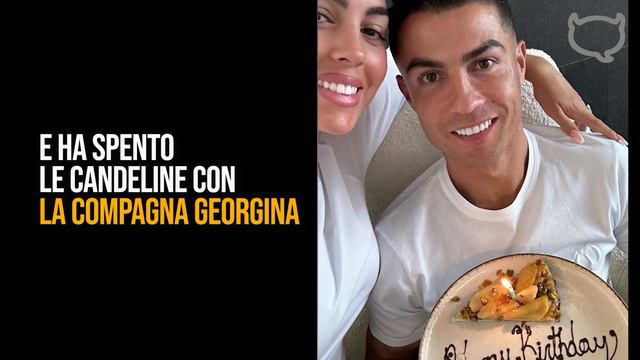 Cristiano Ronaldo compie 39 anni: la torta in famiglia смотреть онлайн