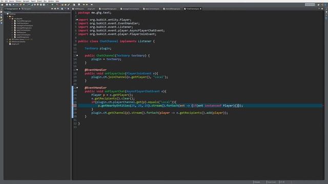 Minecraft Bukkit/Spigot Plugin Tutorial #79: Local Chat Channel (Easy) смотреть онлайн