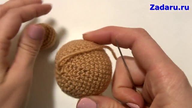 Урок 10. Часть 2 | Игрушка "Маленький Мишка" амигуруми крючком смотреть онлайн