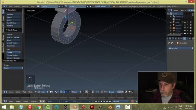 Blender: Modeling Medical Equipment (Part 3) смотреть онлайн