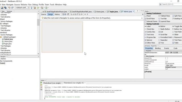 JAVAFX-Lesson 3: Simple Login of JFrame Form смотреть онлайн