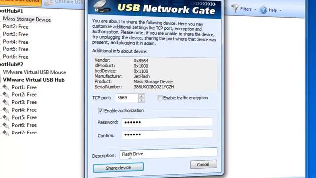 Share USB port over IP смотреть онлайн