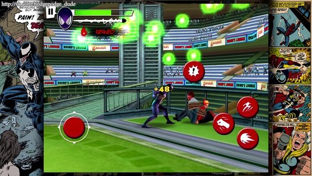 Прохождение Ultimate Spider-Man Total Mayhem HD уровень 11 [перевод] iOs смотреть онлайн