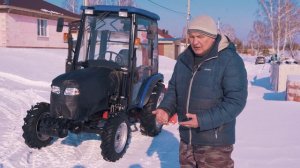Отзыв клиента о тракторе LOVOL 354, работа в зимнее время.