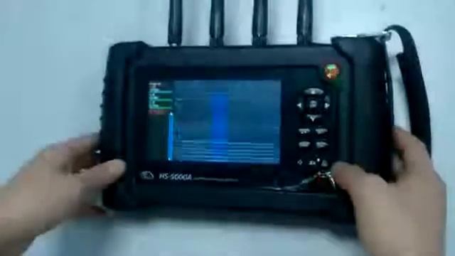 Профессиональный сканер радиочастот Hunter Camera HS 5000A в работе смотреть онлайн