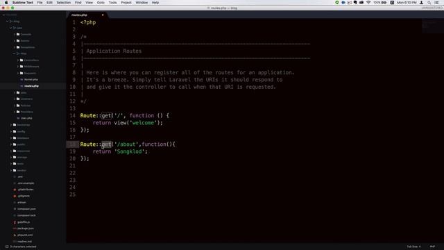 laravel 02: การทำ Routing พื้นฐาน смотреть онлайн