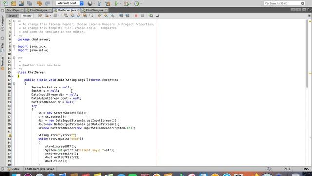 Chat app using java sockets in Netbeans смотреть онлайн