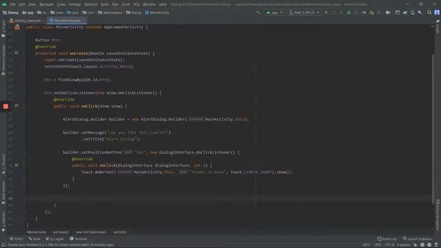Android Studio.-Alert Dialog [Tutorial] смотреть онлайн