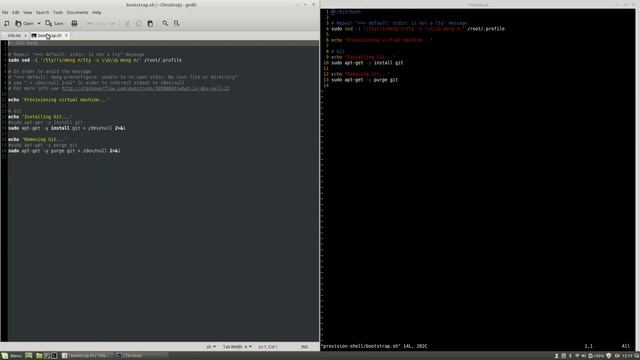 Vagrant Repair "default dpkg-preconfigure unable to re-open stdin" message #112 смотреть онлайн