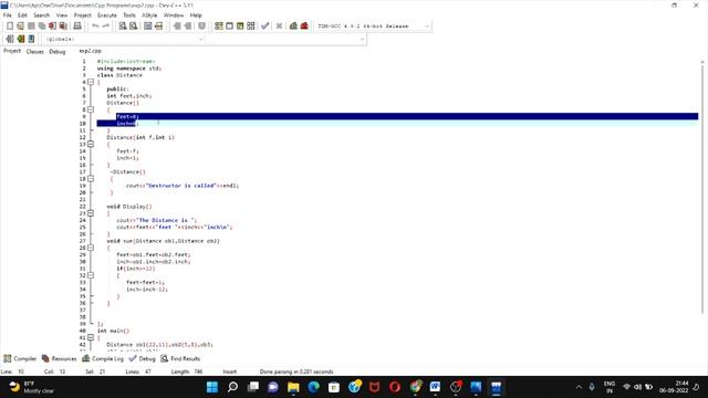 Exp-2 Constructor and destructors in C++ |#c++lab #cse #btech #oops смотреть онлайн