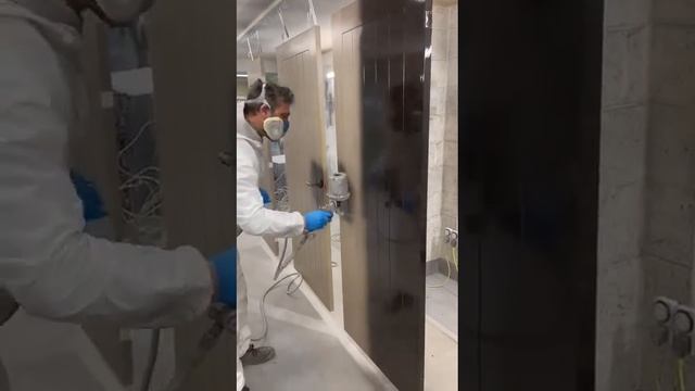 Iwata w400 spray painting transforming doors in Yorkshire смотреть онлайн